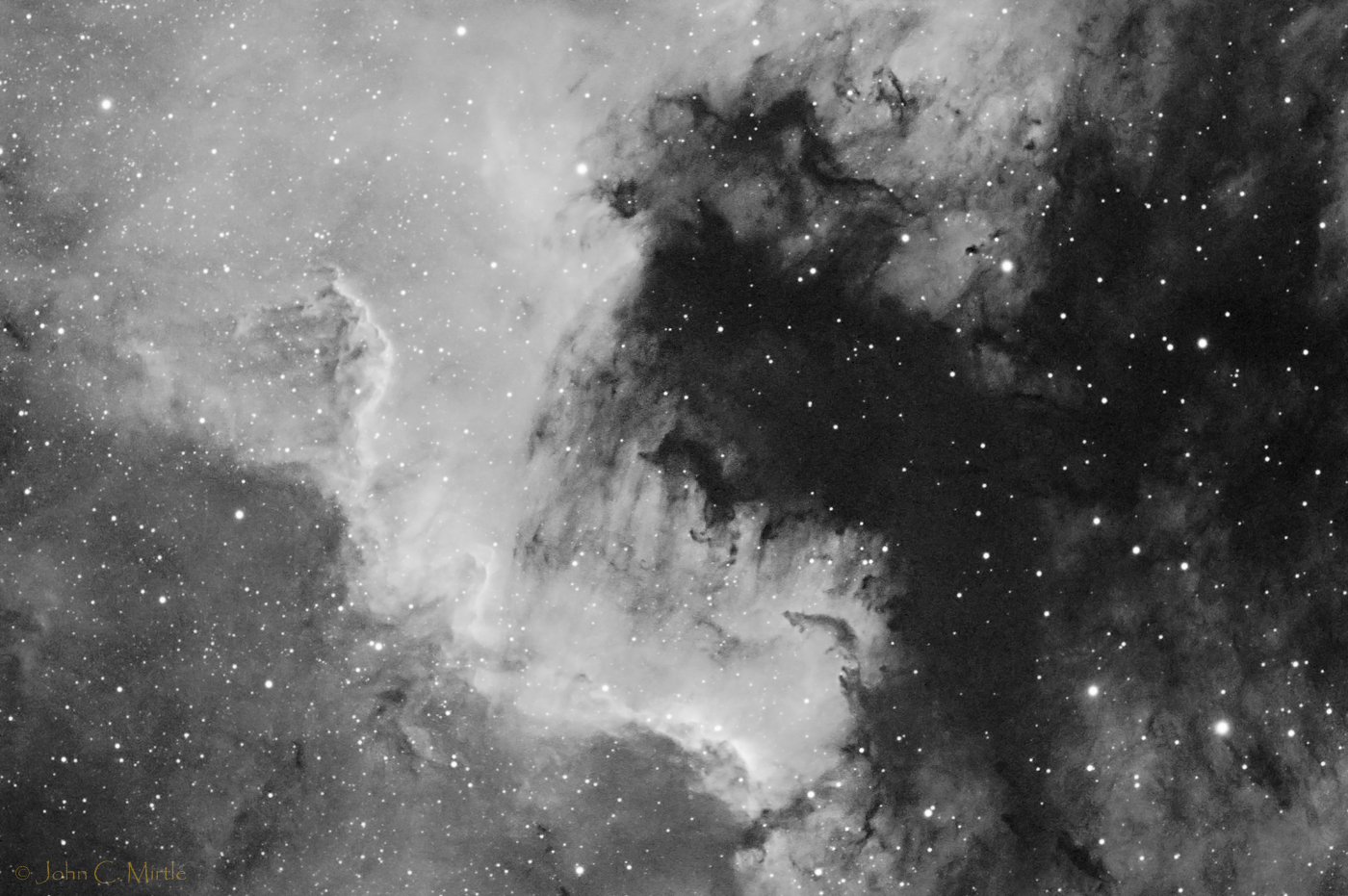 The Gulf of Mexico region of the North America Nebula