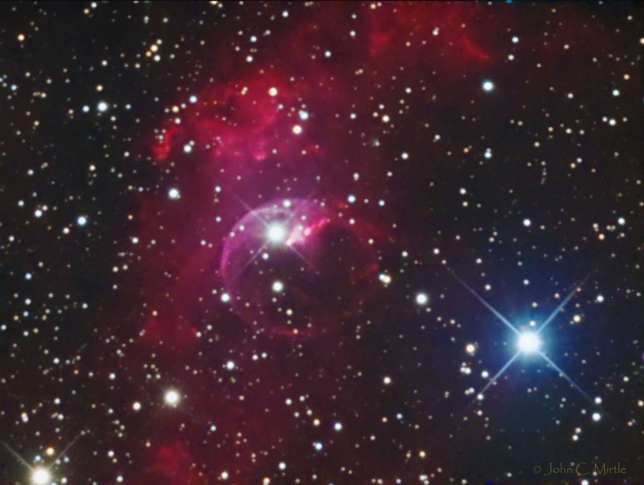 NGC7635 - Emission Nebula in Cassiopeia