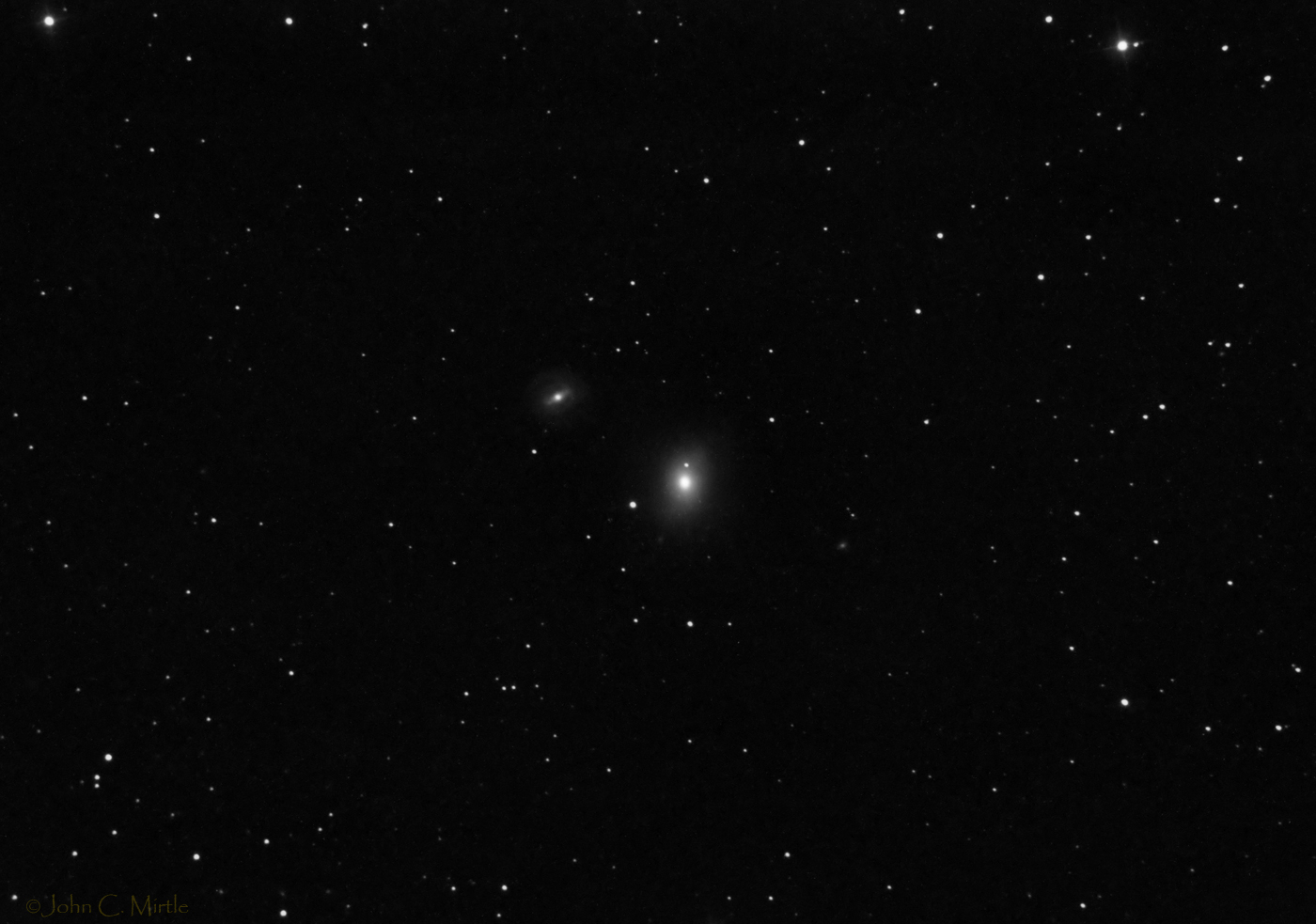 Messier 85 and NGC4394