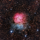 Trifid Nebula in RGB