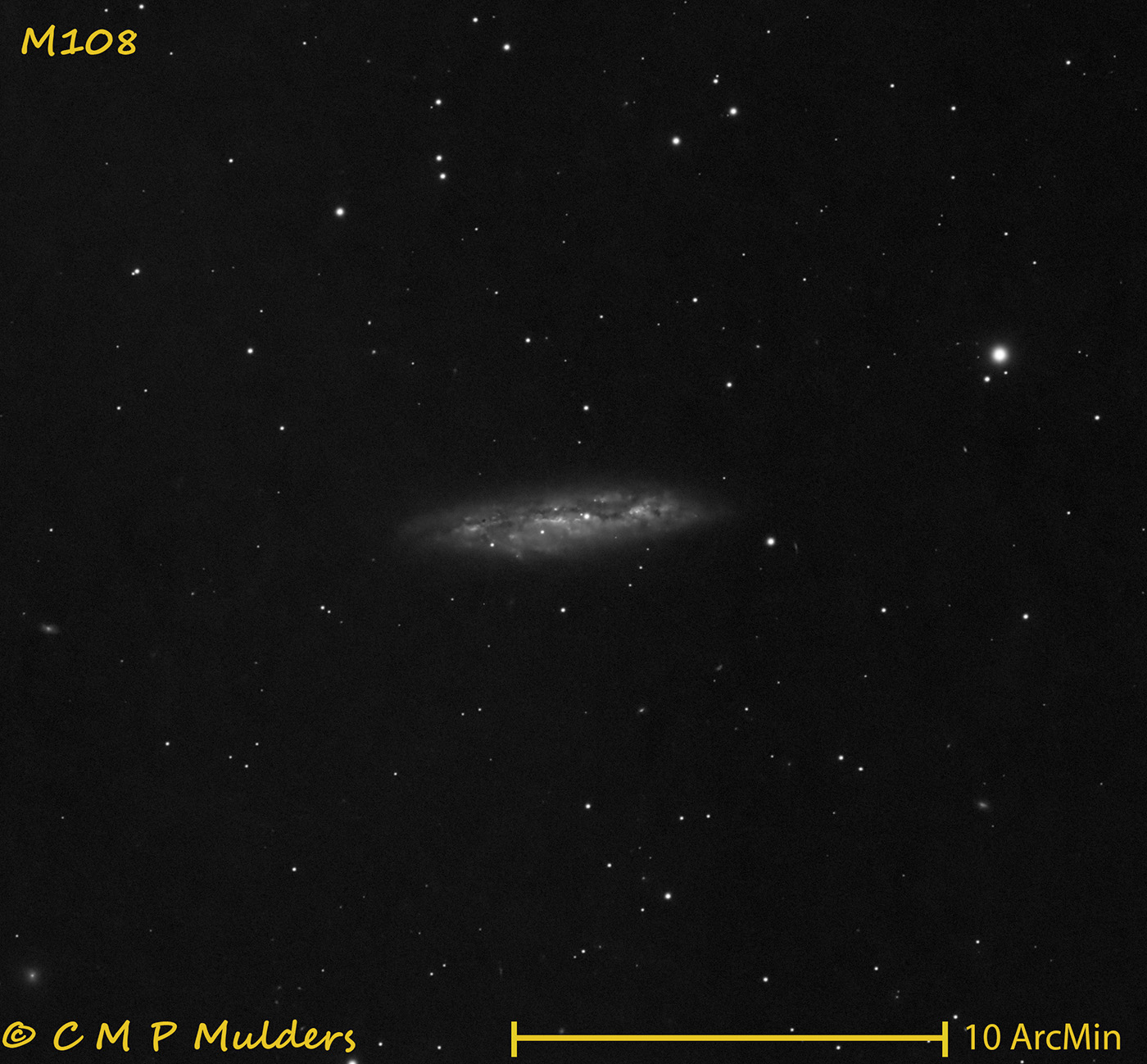 Messier 108 - Spiral Galaxy in Ursa Major