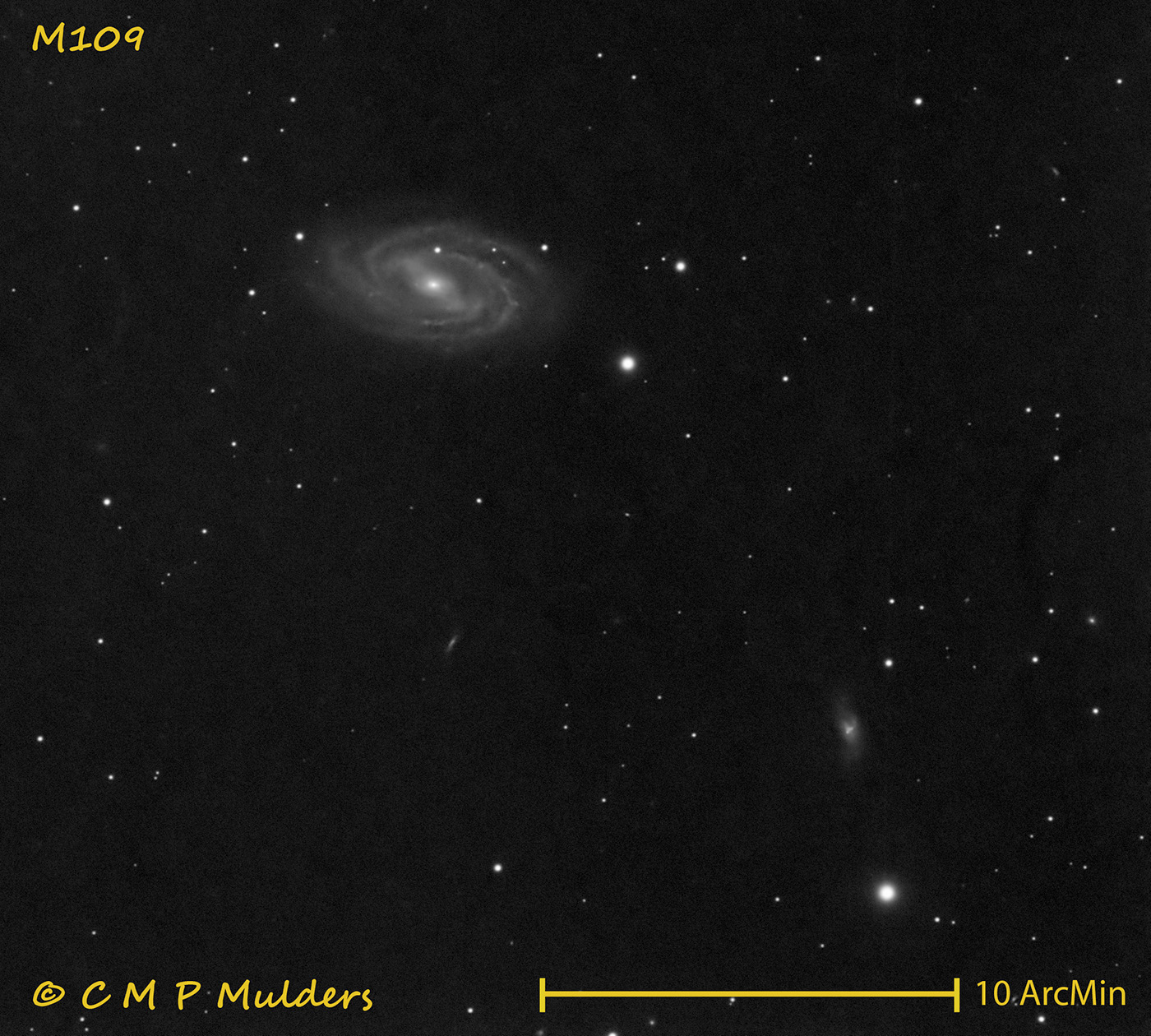 Messier 109 - Spiral Galaxy in Ursa Major
