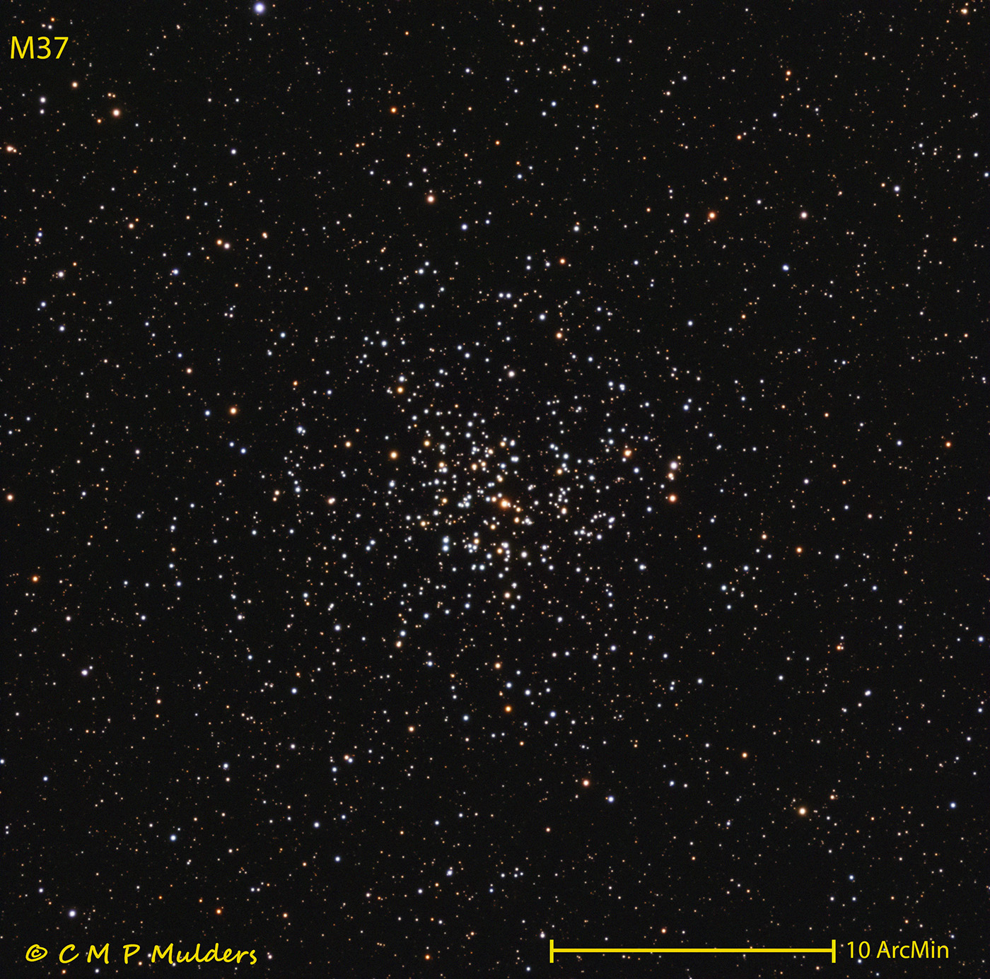 Messier 037 - Open Cluster in Auriga