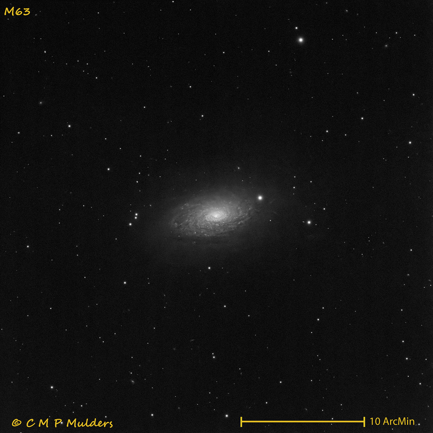  Messier 063 - Spiral Galaxy in Canes Venatici