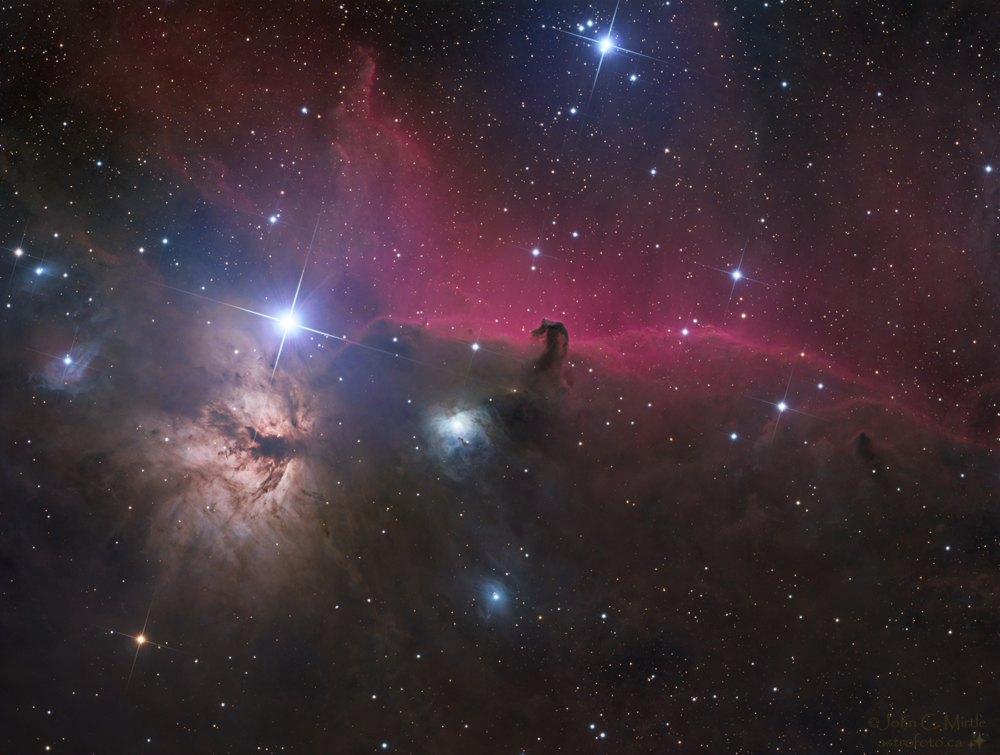 Barnard 33 - The Horse Head Nebula in Orion