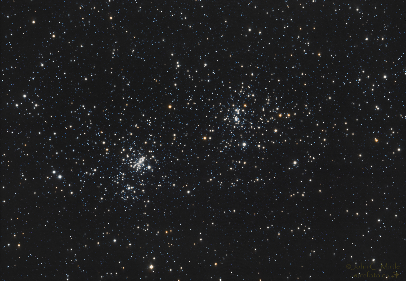 NGC884-869 - The Double Cluster in Perseus