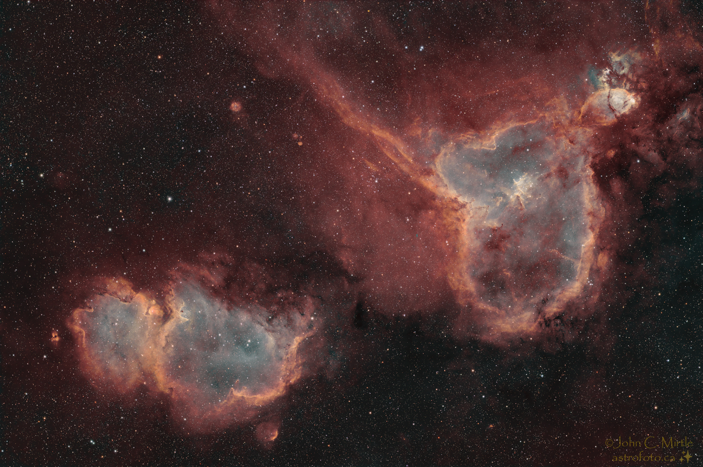 Emission Nebula in Cassiopeia