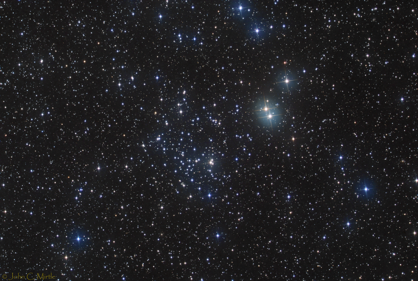 Open cluster in Andromeda