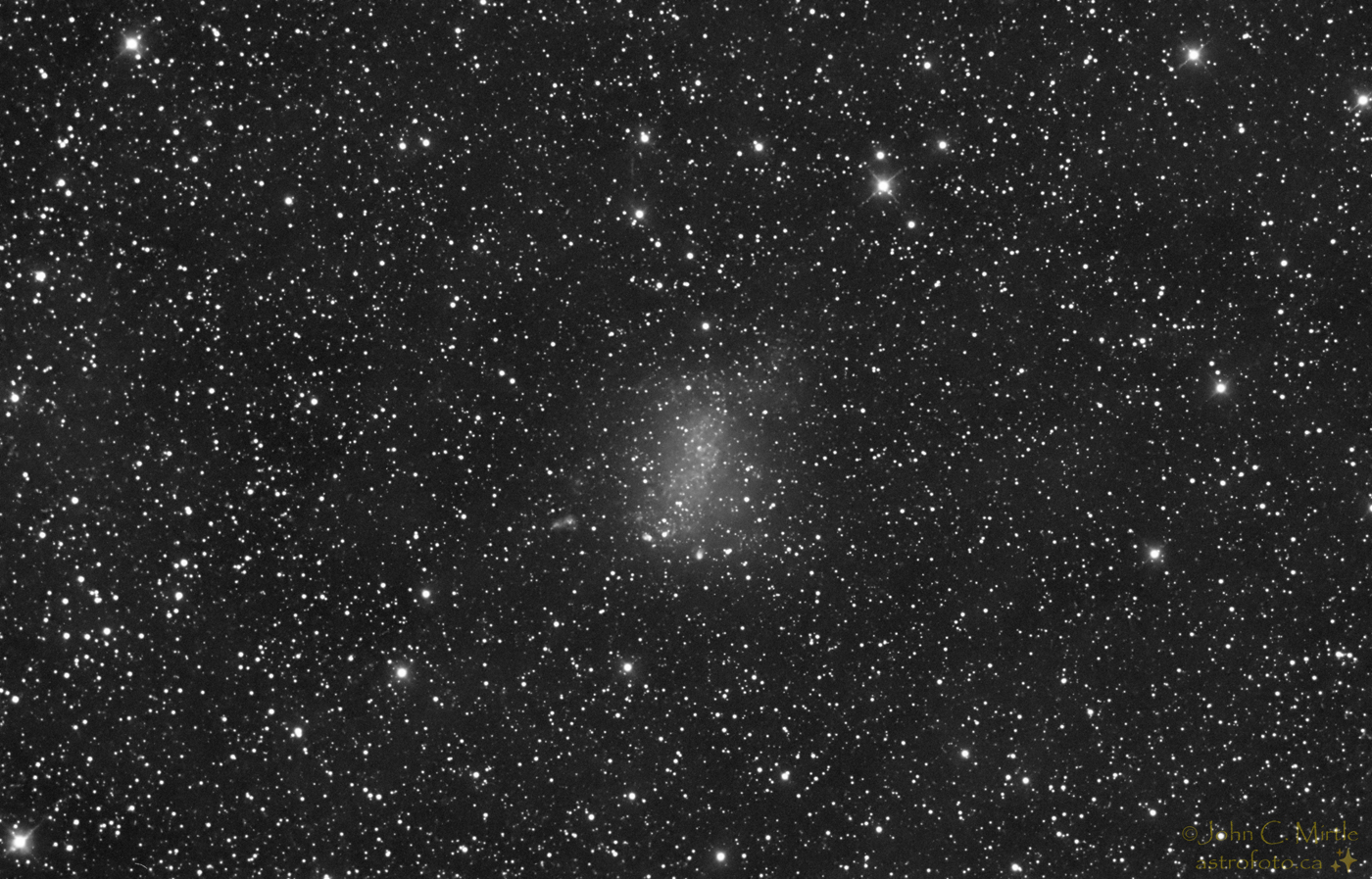 Galaxy NGC6822 in Sagittarius