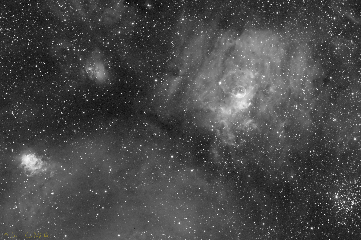 NGC7635 - Emission nebula in Cassiopeia