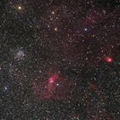 M52 and The Bubble Nebula