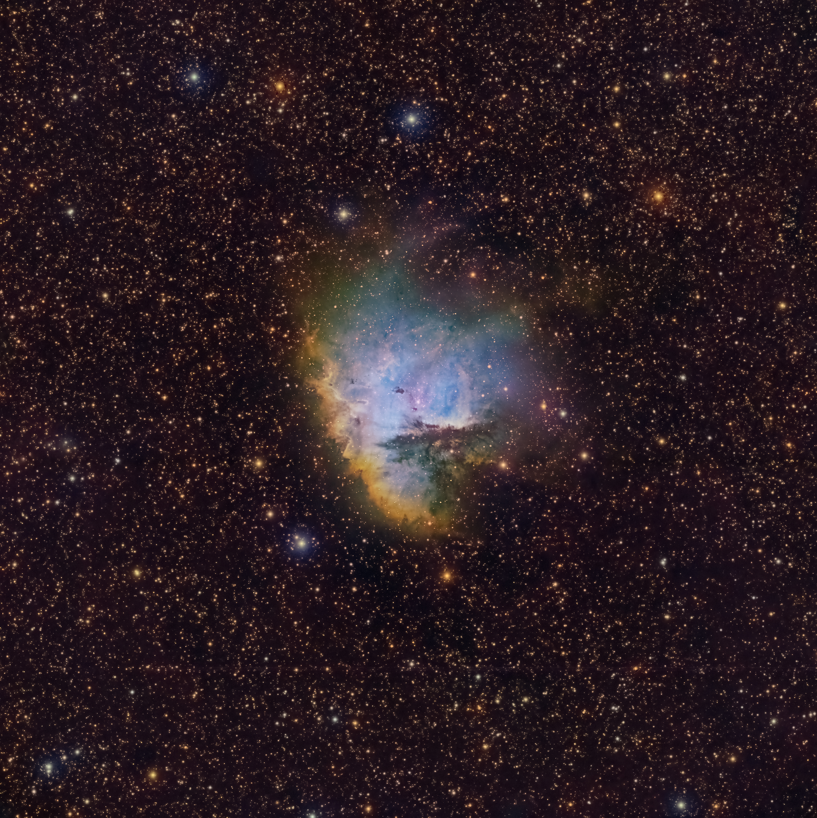NGC281 SHO+RGB