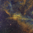 Propeller Nebula in RGB+Narrowband