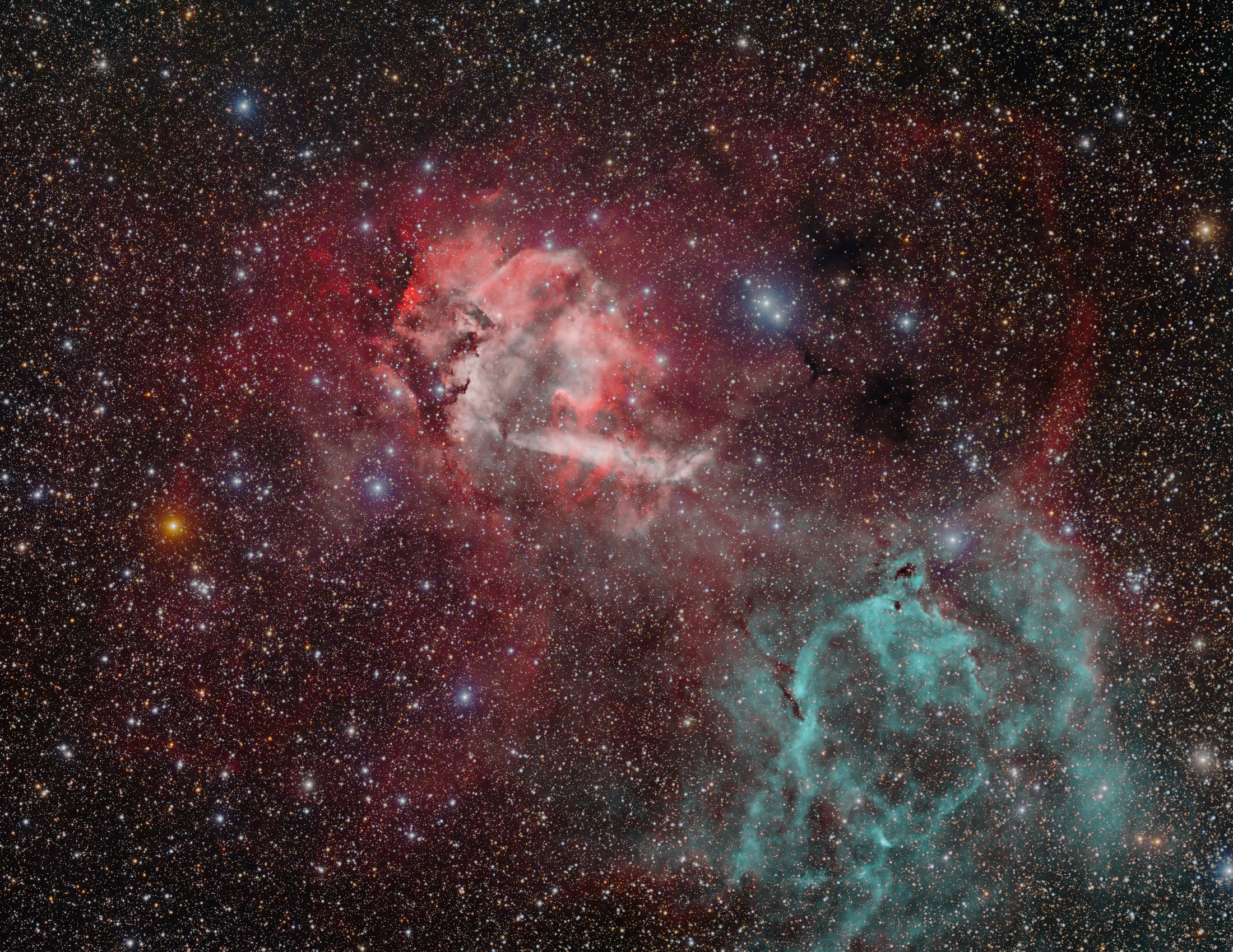 The Lion Nebula aka Sh2-132
